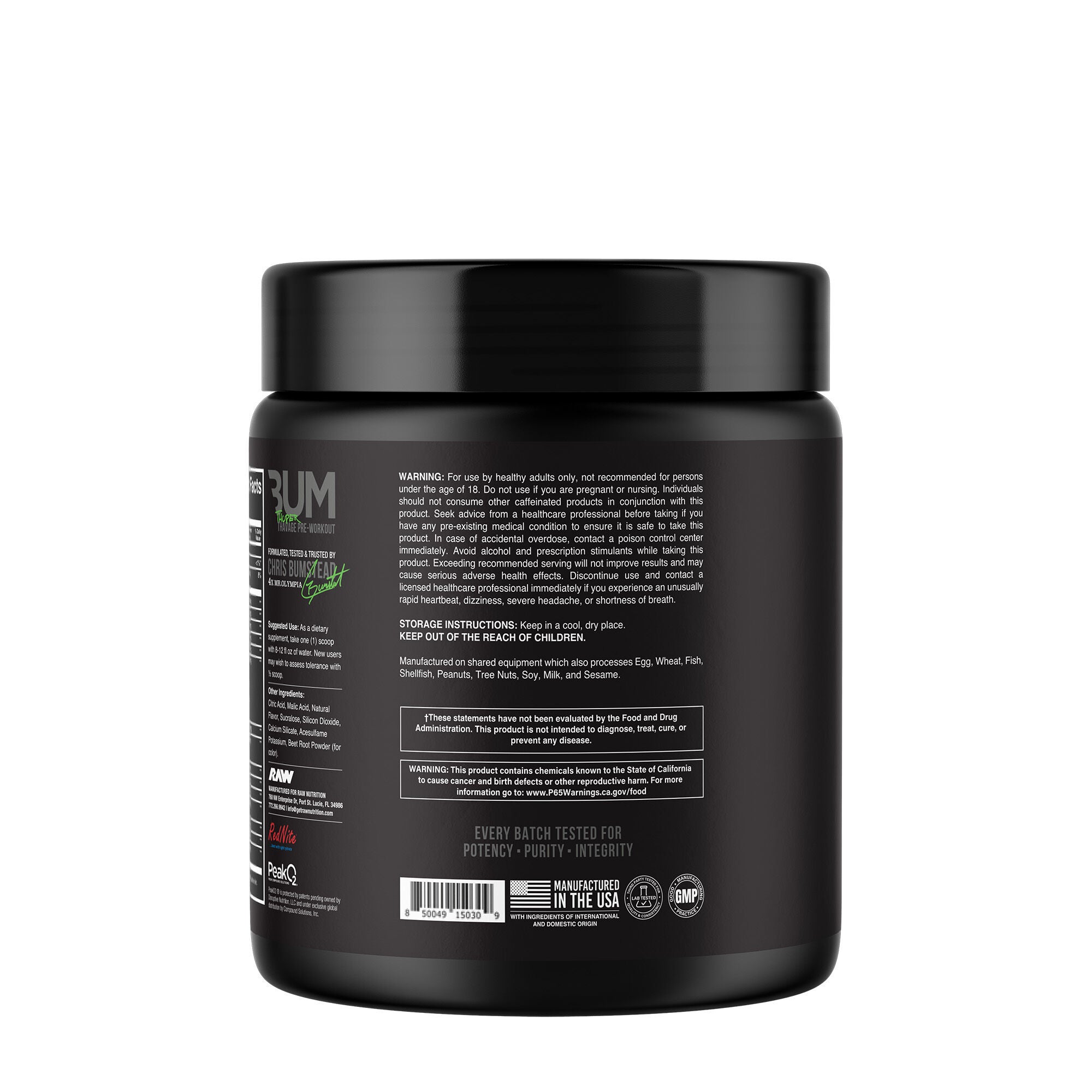 Thuper Thavage Pre-Workout - Citrus Grapefruit (20 Servings)